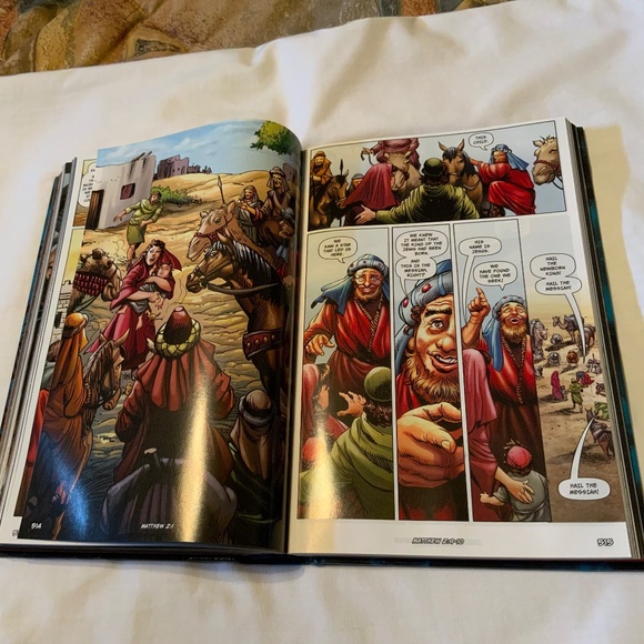 The Epic Bible: Graphic Novel by Marvel & DC Artists- Hardcover, NLT - Picture 9 of 12